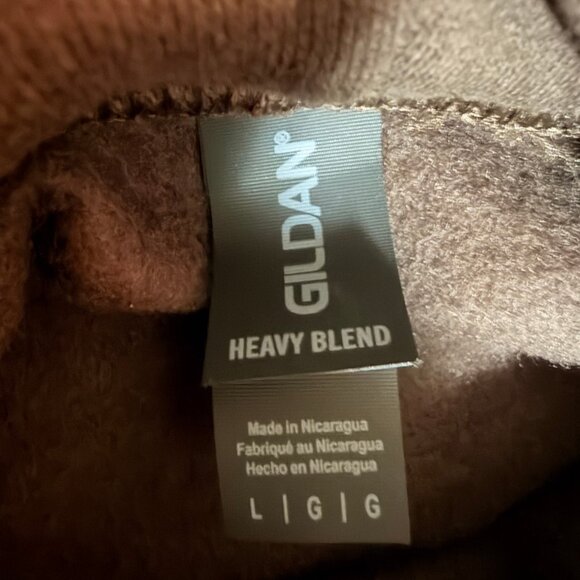 Afferdin “Root Beer Yarr” Graphic Hoodie Brown Oversized Sweatshirt (Unisex L) - Picture 8 of 9